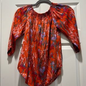 Lightly used Michael Stars silk blouse size small